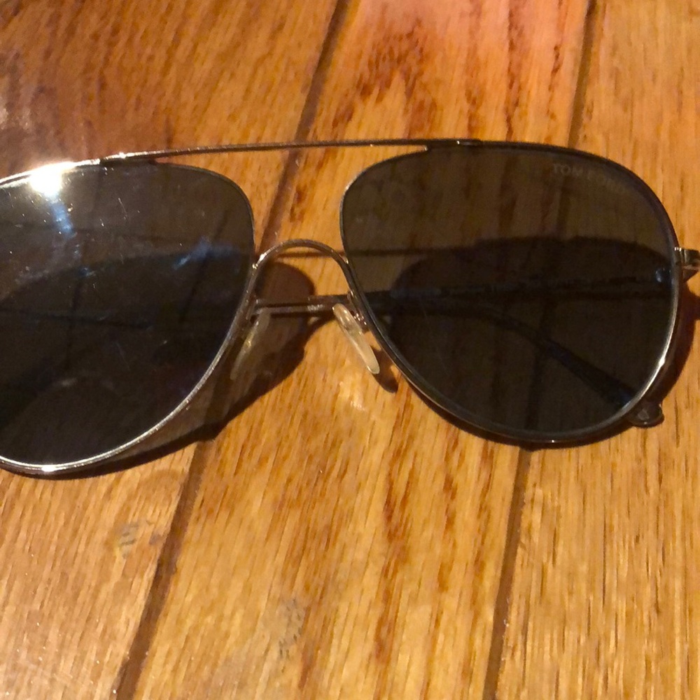 Tom Ford gold Frame Aviator Sunglasses